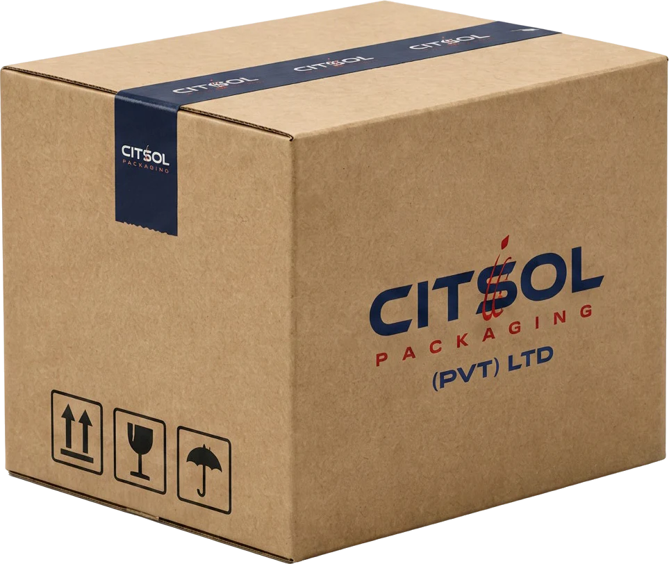 CitSol commercial cartons secured on a pallet