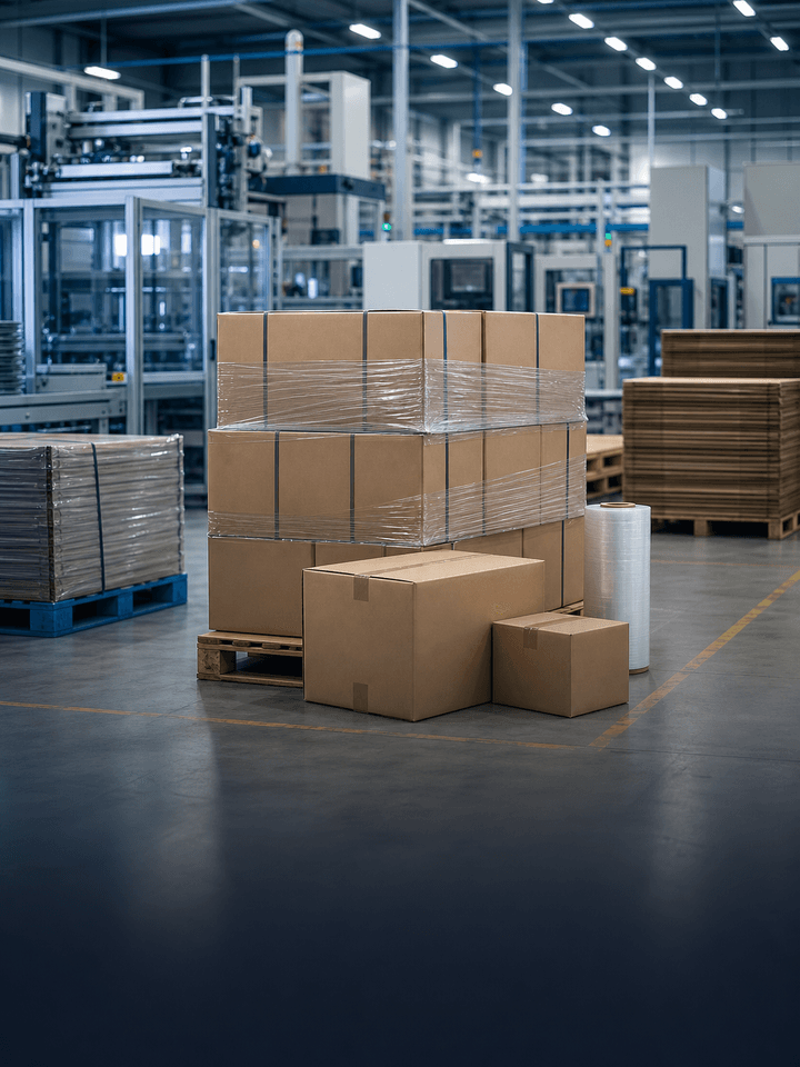 Manufacturing packaging boxes